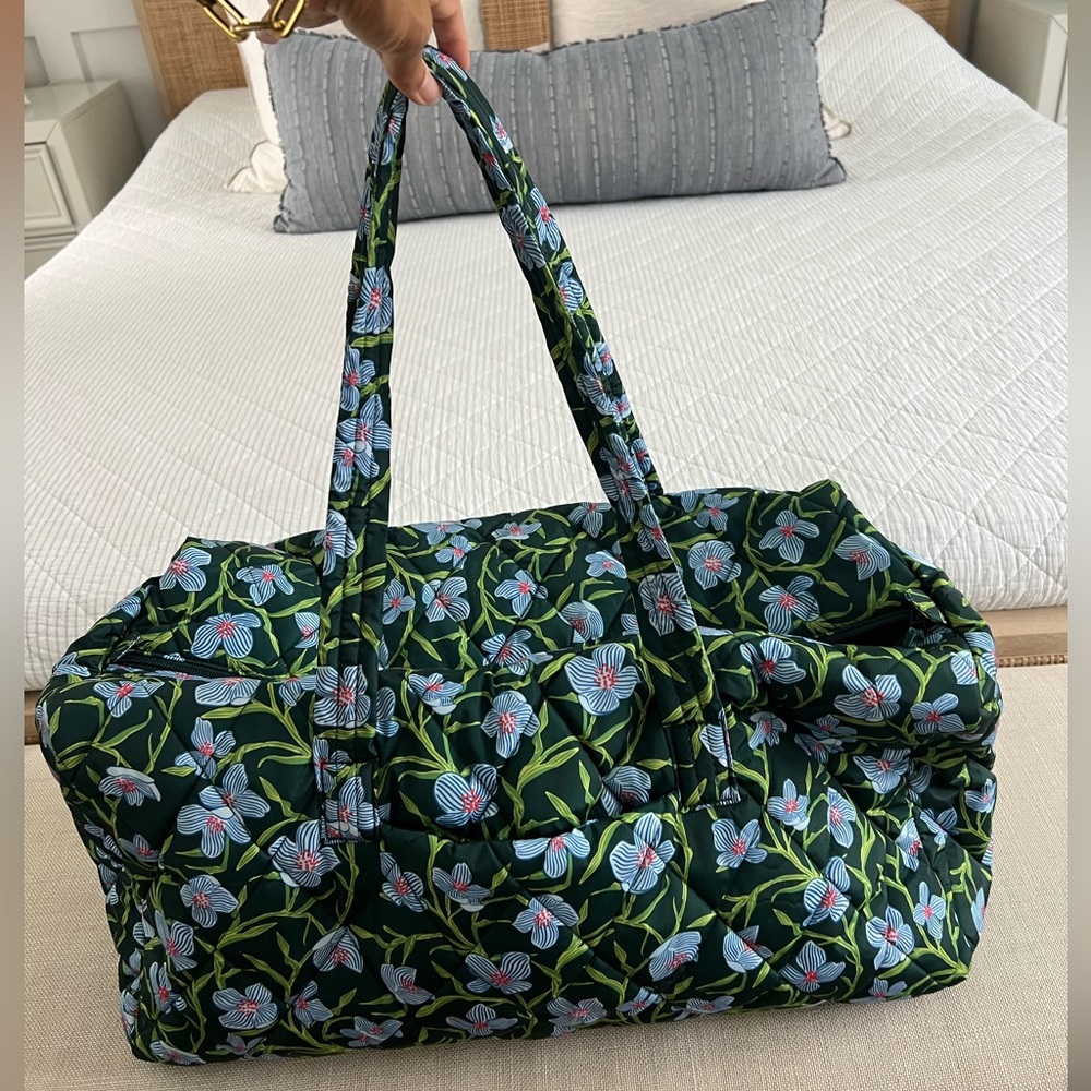Vera Bradley Blue Floral Travel Bag